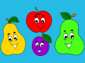 Раскраска про фрукты