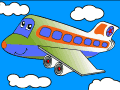 Самолет - щелкай по точкам